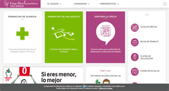 Desktop Screenshot of farmaceuticosdevalladolid.es
